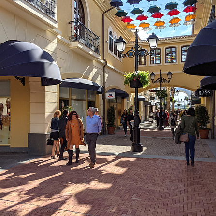 Shopping outlet in Europe