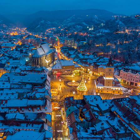 Beautiful city in Romania