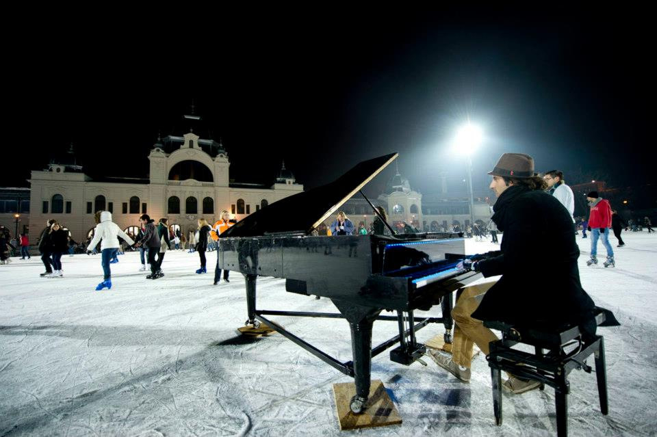 Ice Rink in Budapest