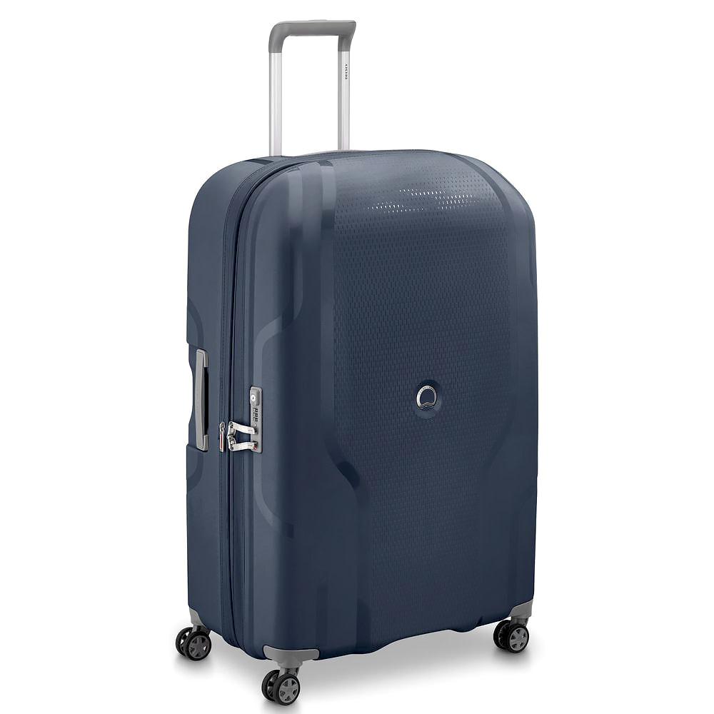 Lightweight checkered suitcase