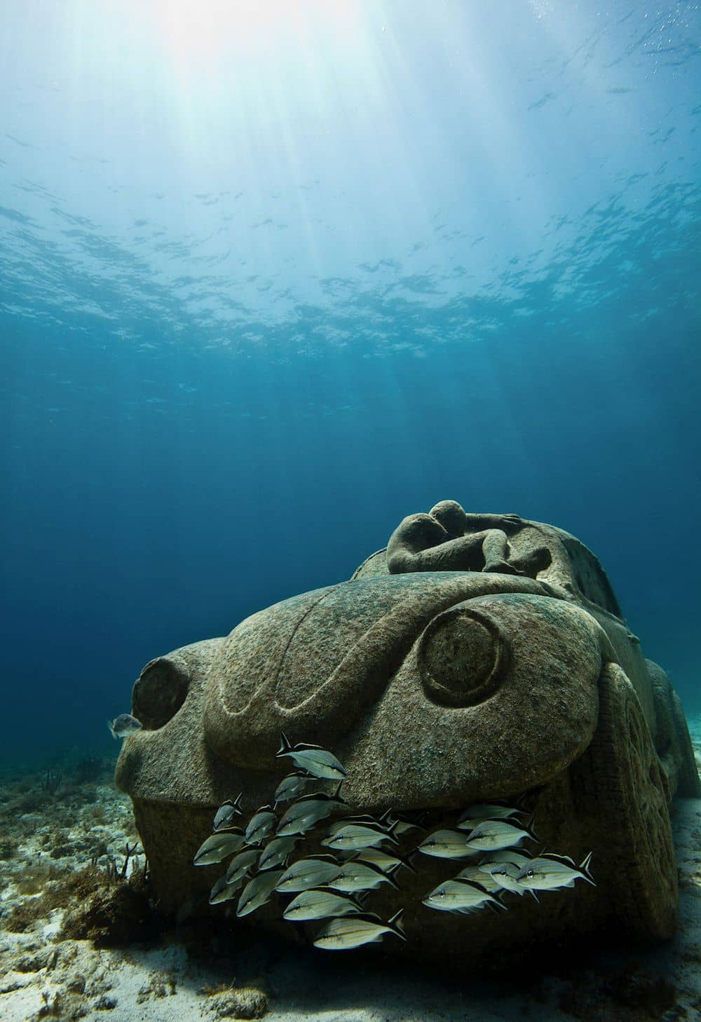 Underwater VW Beetle