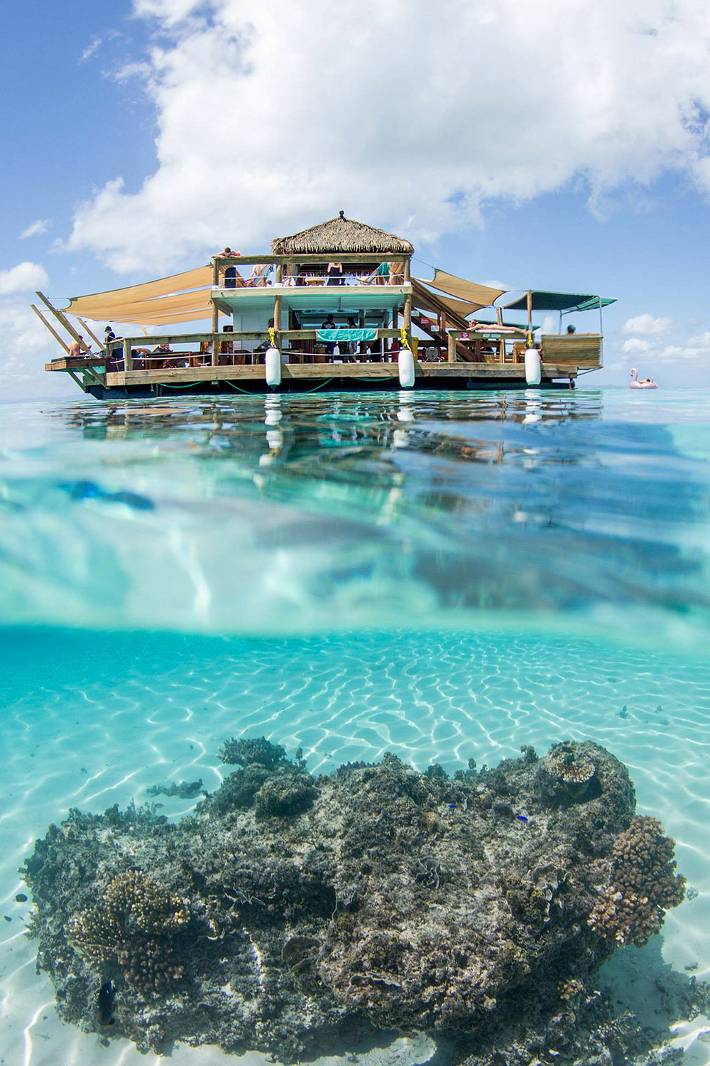 Floating bar in Fiji