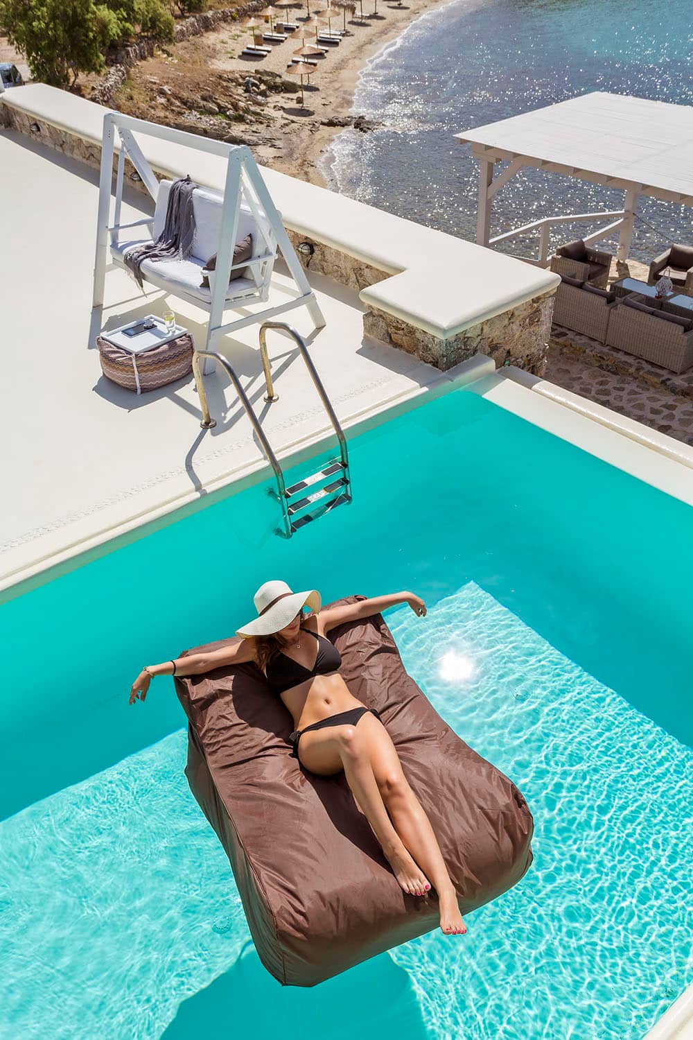 Swimming pool in Mykonos