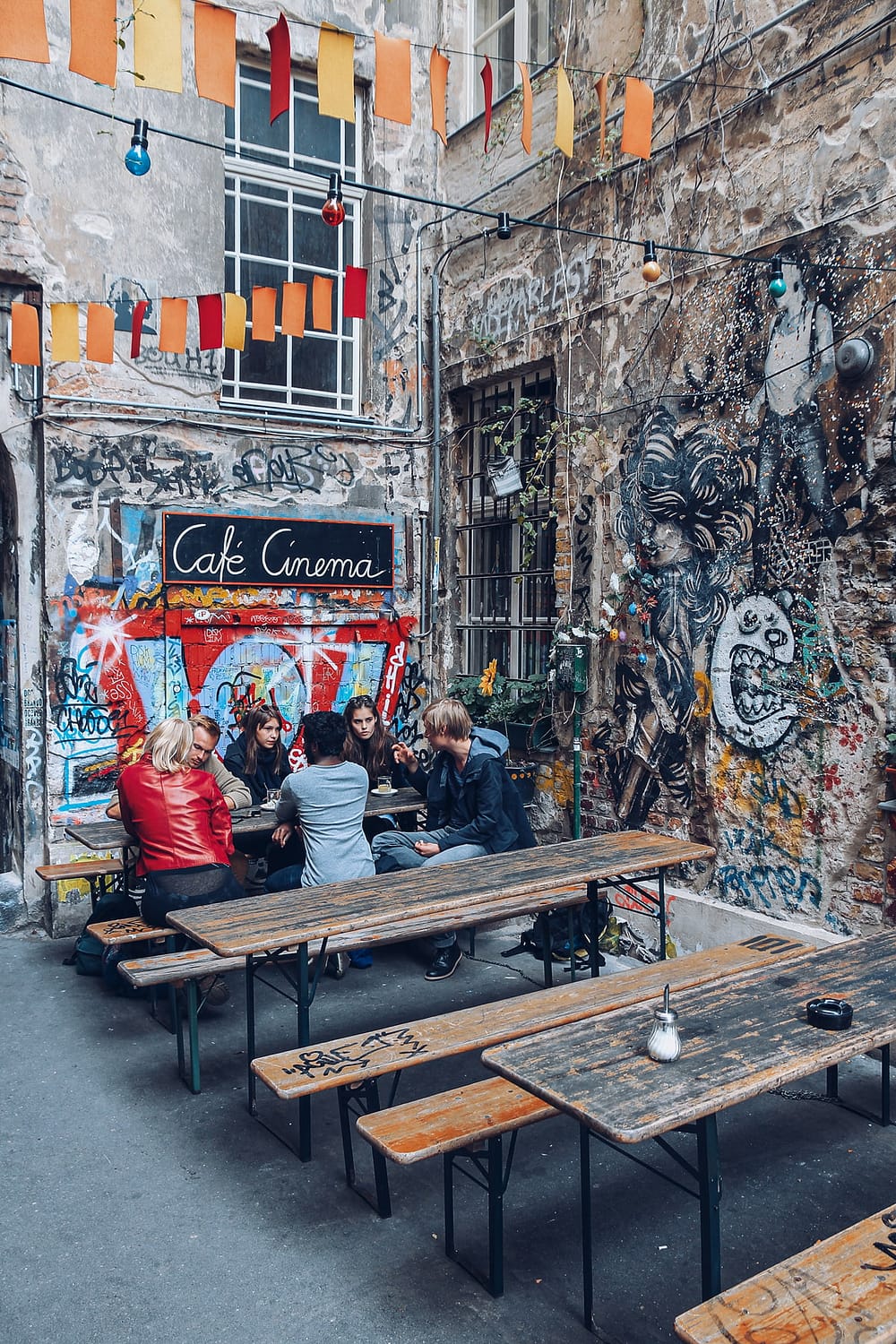 Cafe in Berlin's Hackesche Hofe