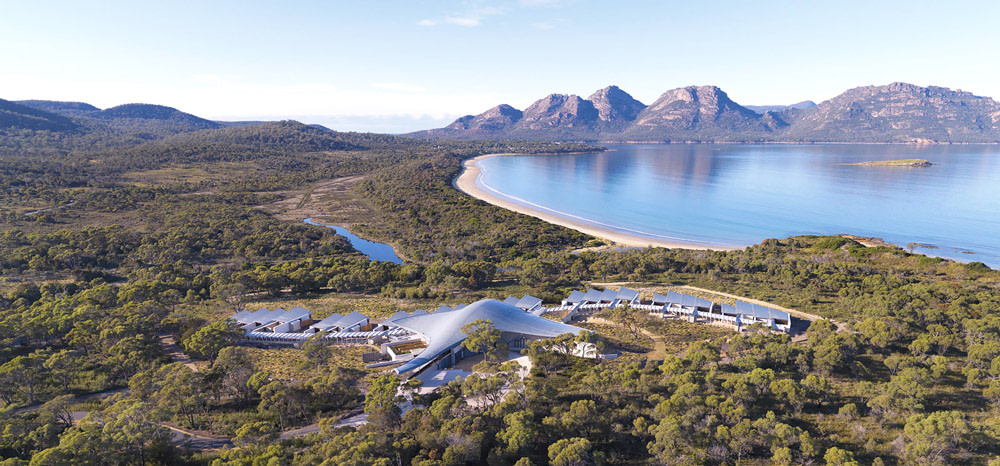 Futuristic structure in Tasmania
