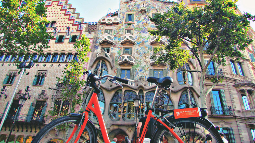 Rental bike in Barcelona