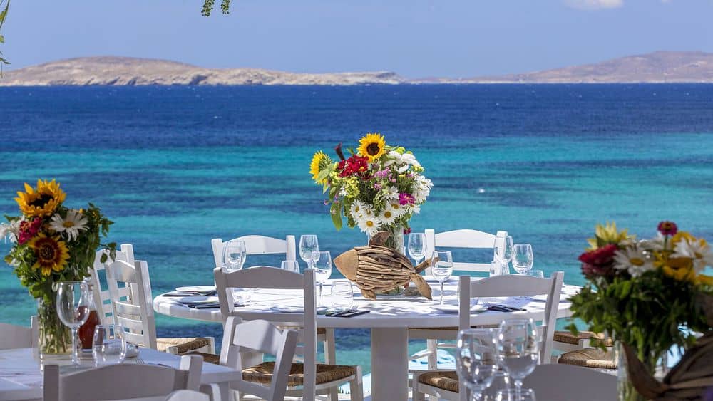 Seafood restaurant in Mykonos
