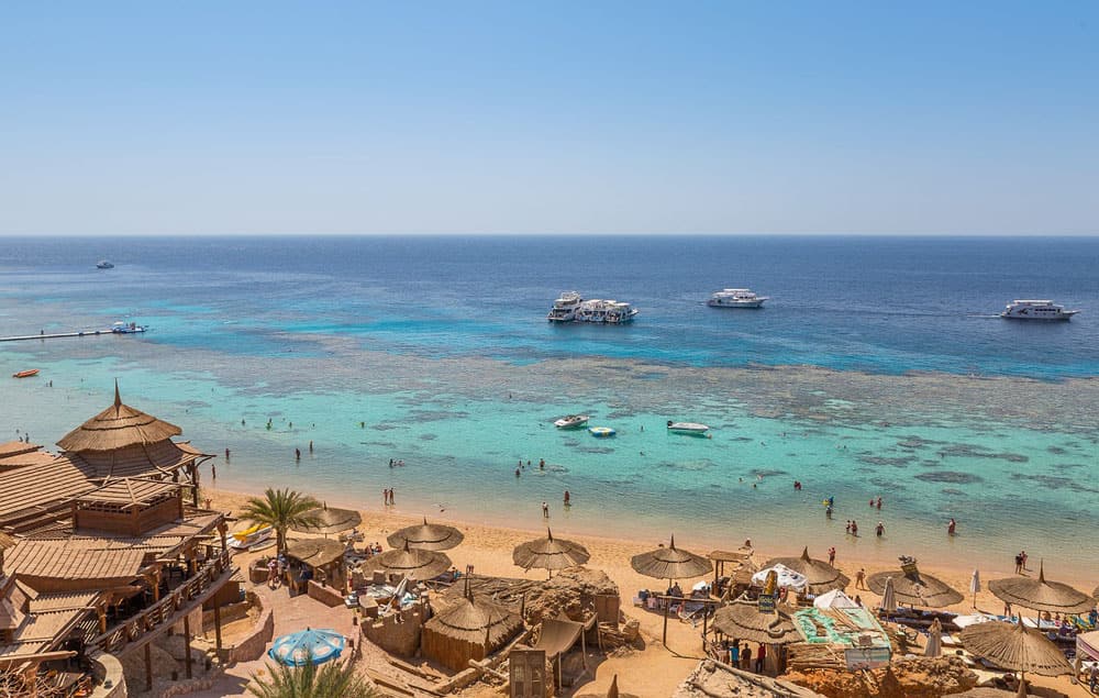 Beach resort in Egypt