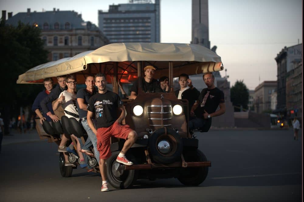 Partybike in Riga