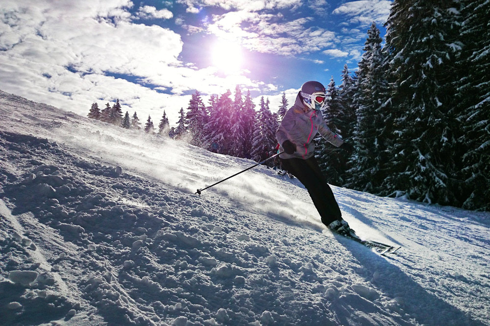 Skiing in Switzerland