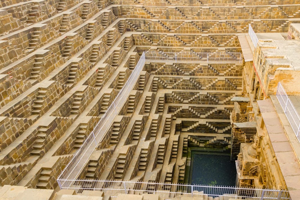 The deepest stepwell in India