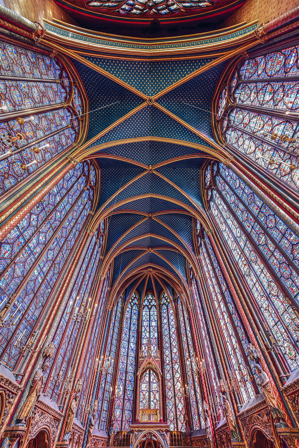 Inside Sainte-Chappelle