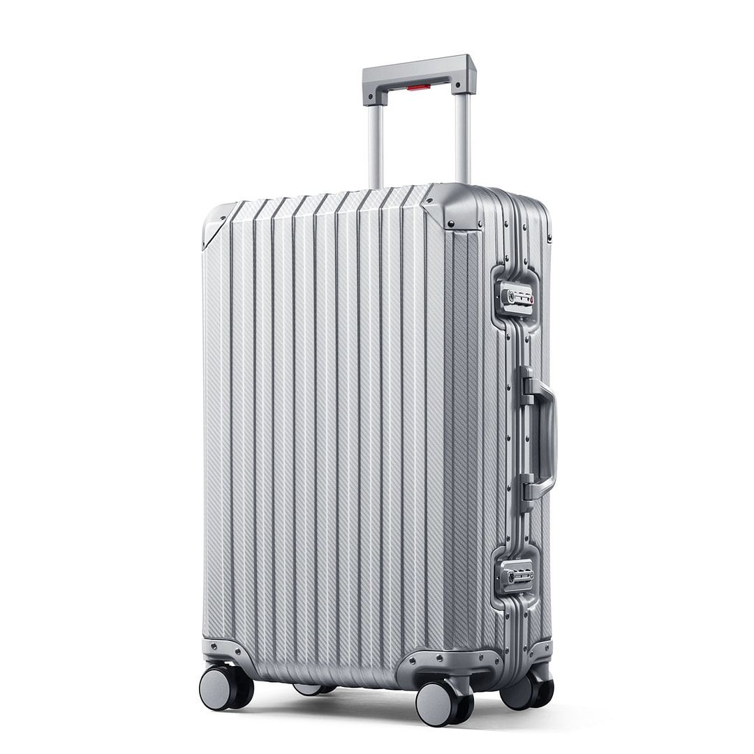 Aluminum luggage for men