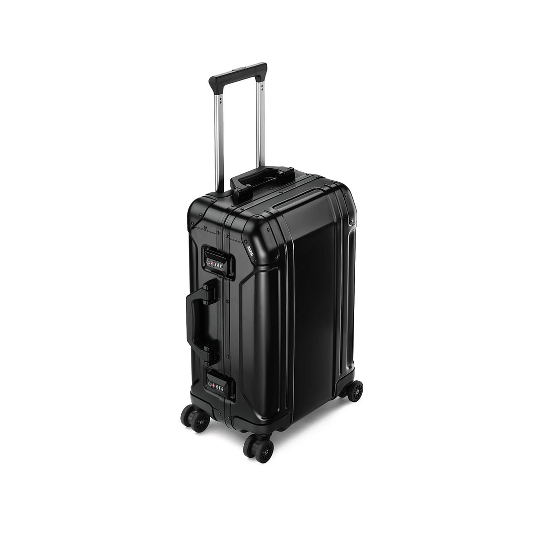 22-inch aluminum suitcase