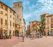 Small town in Tuscany