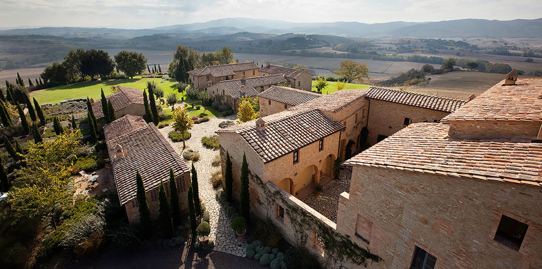 Borgo turned hotel in Italy