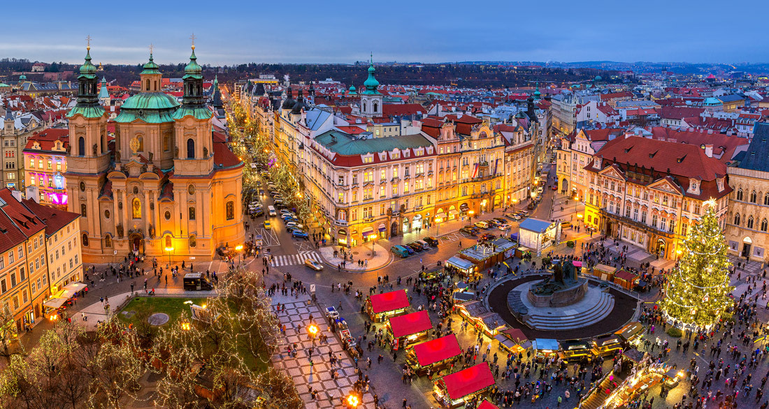 Prague Old Town during Christmas