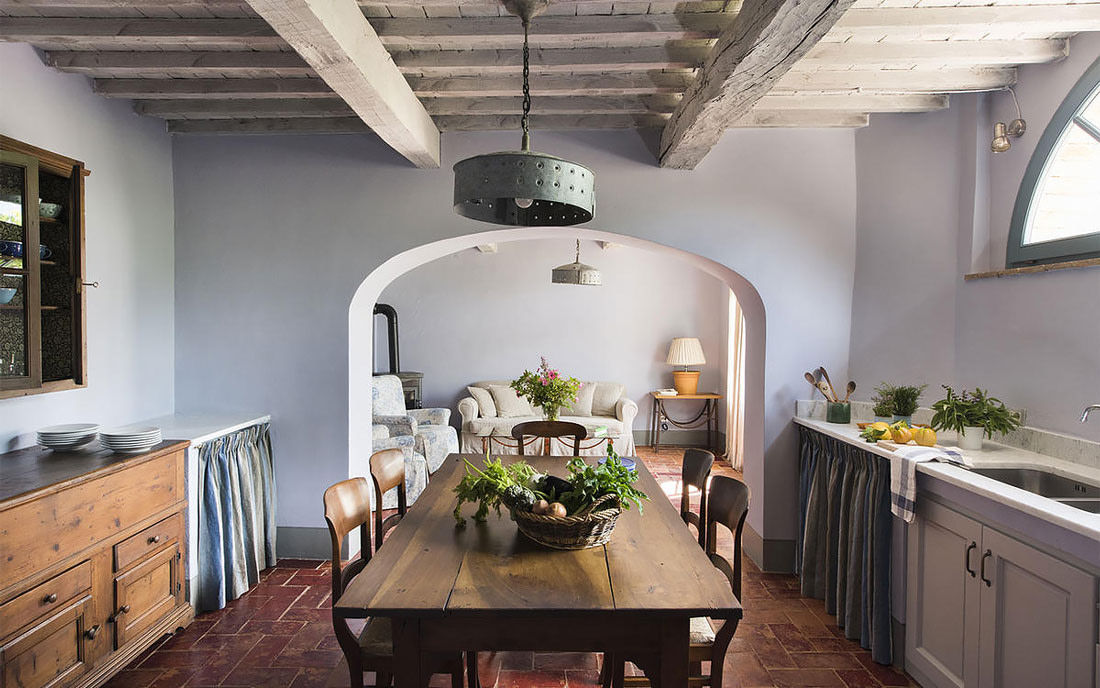 Traditional Tuscan kitchen