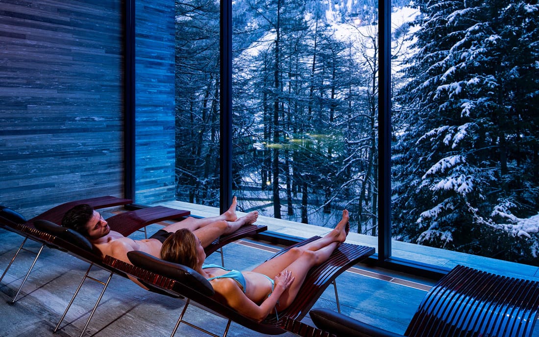 Spa designed by Peter Zumthor
