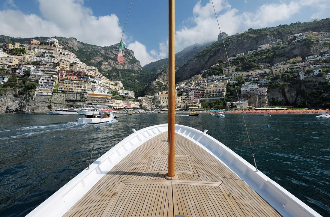 Boat trip near Positano