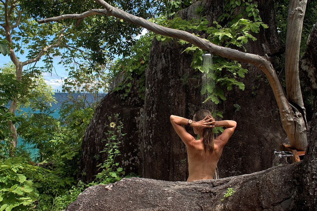 Alfresco shower