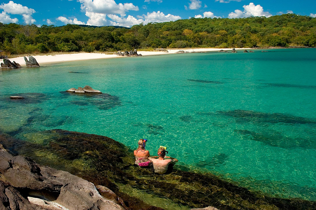 Freshwater snorkeling in Mozambique