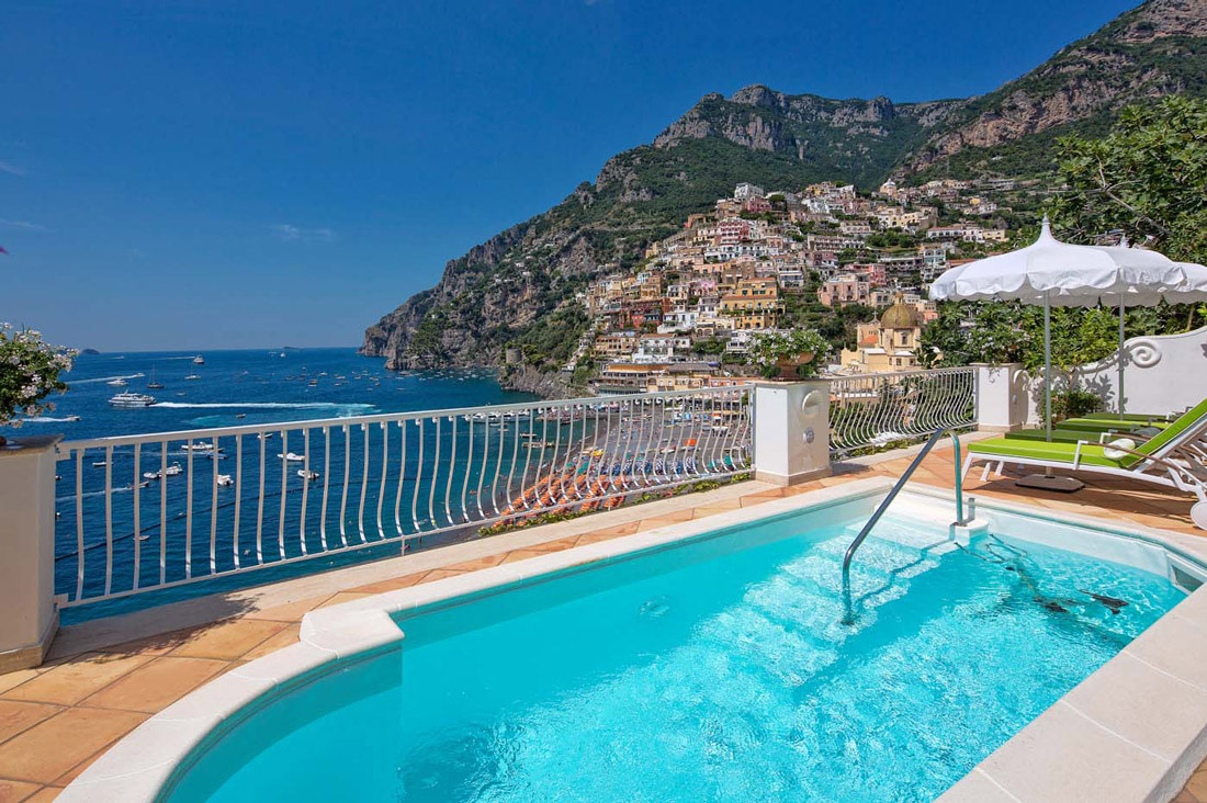 Hilltop villa in Positano