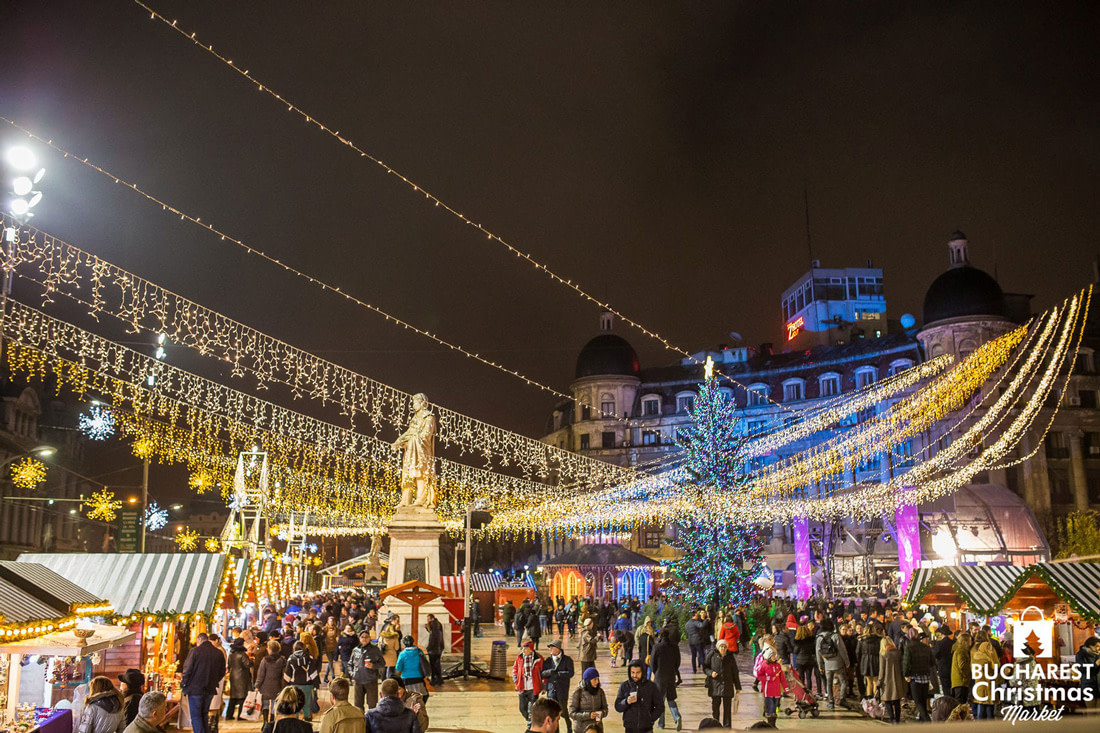 Christmas market in Piata Constitutiei