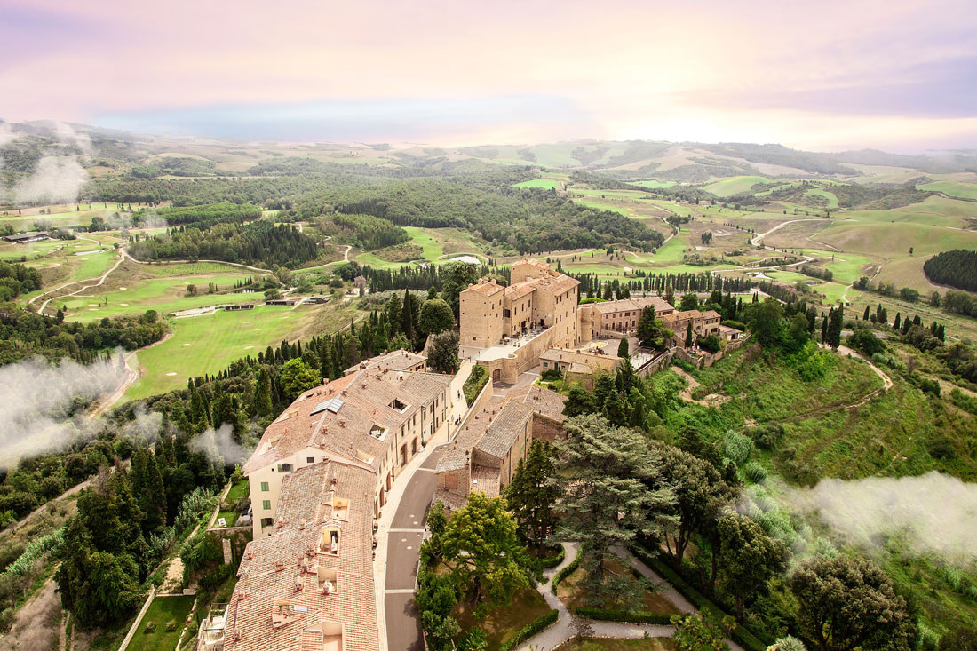 Medieval village in Tuscany