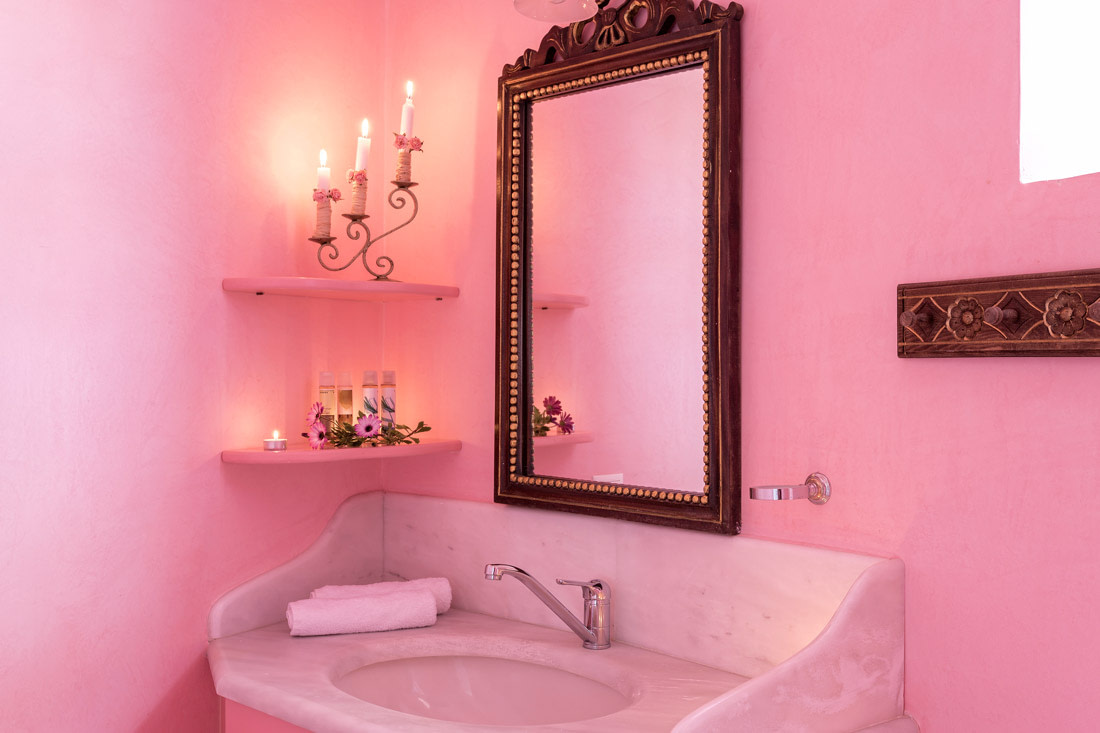 Pink bathroom