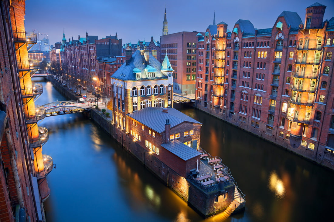 Speicherstadt in Hamburg, Germany