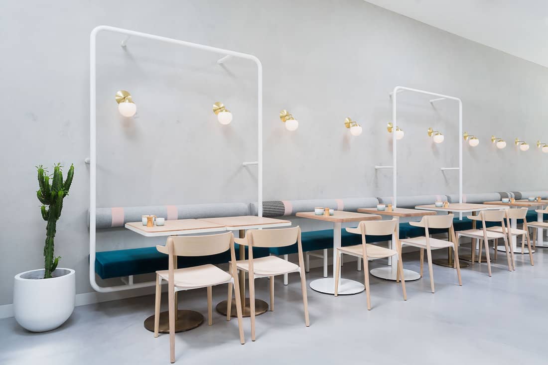 Well-designed cafe in Melbourne