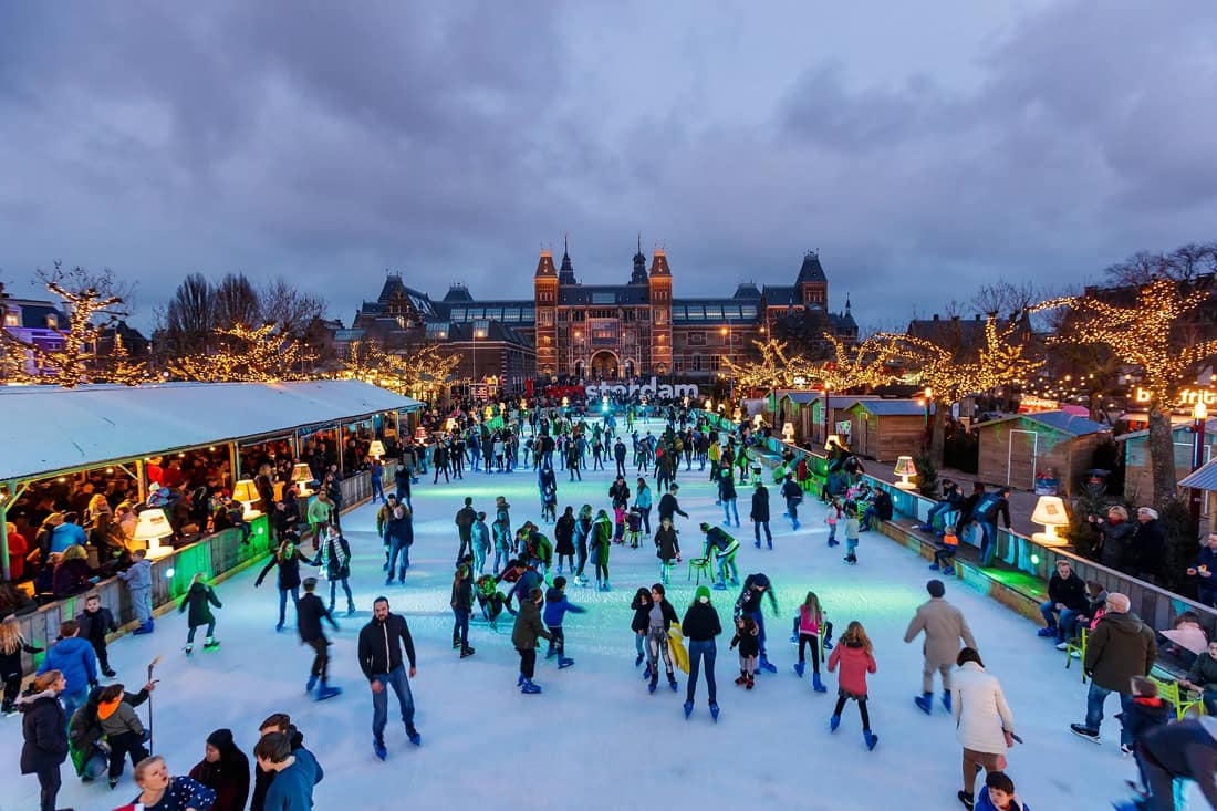 Skating rink in Amsterdam