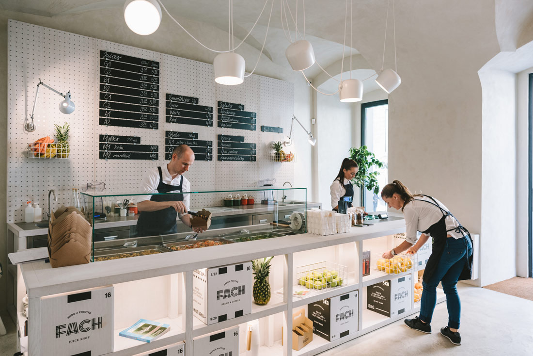 Juice shop in Bratislava