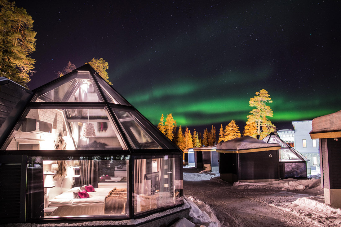 Santa's Hotels’ Glass Igloos