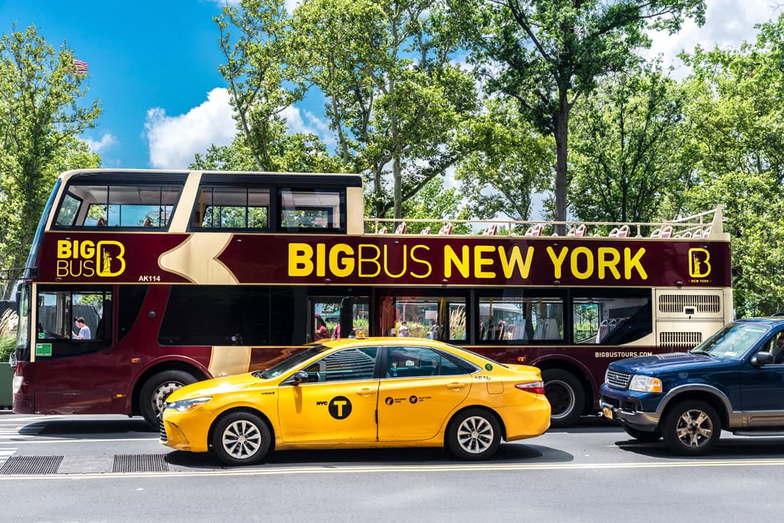 Bus tour in NYC