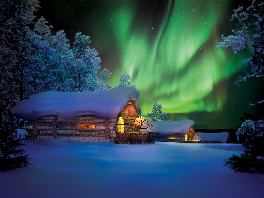 Kelo-Glass Igloo at Kakslauttanen