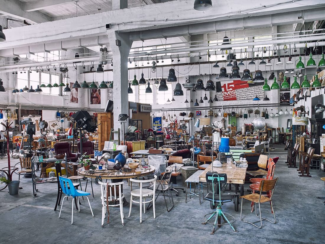 Industrial design store in Budapest