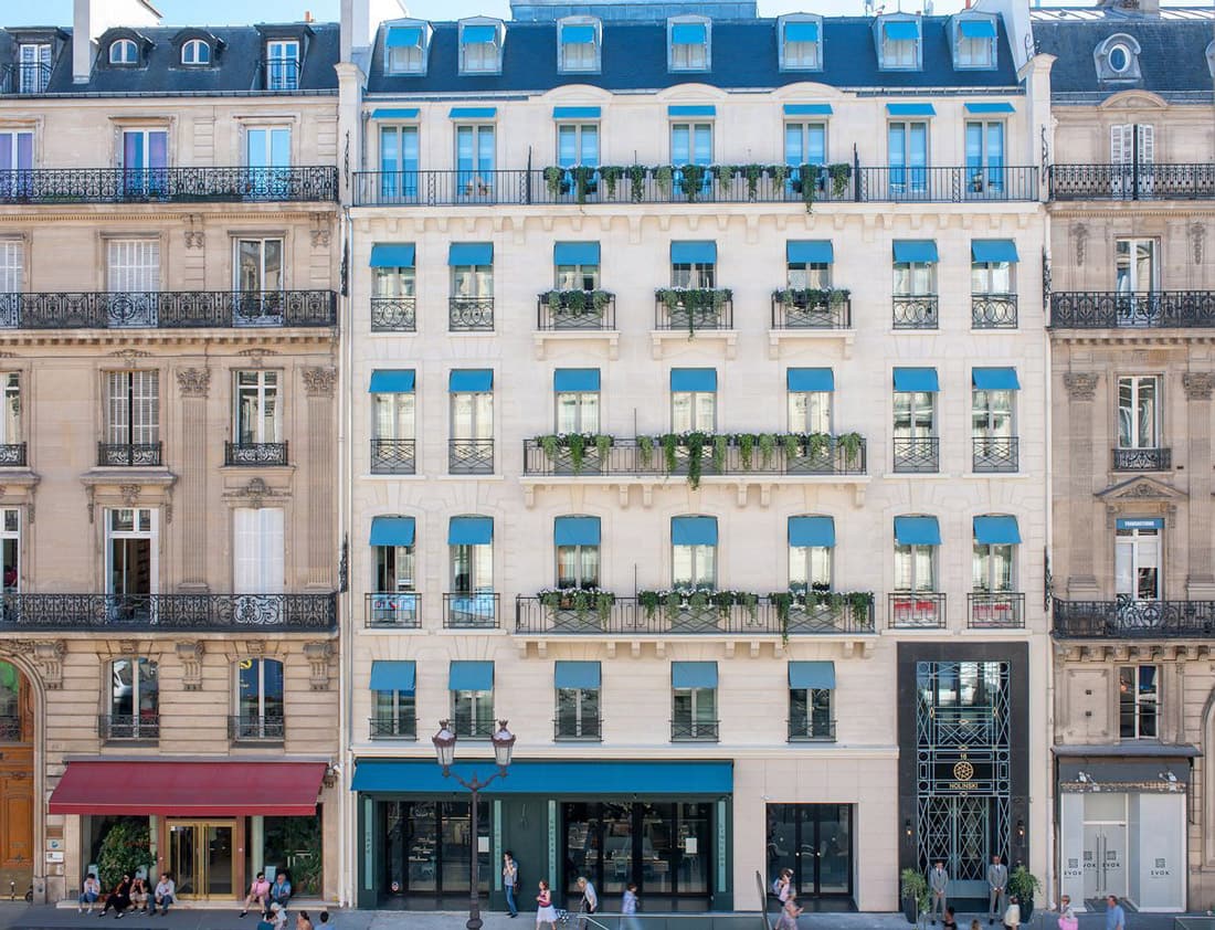 Haussmann building in Paris