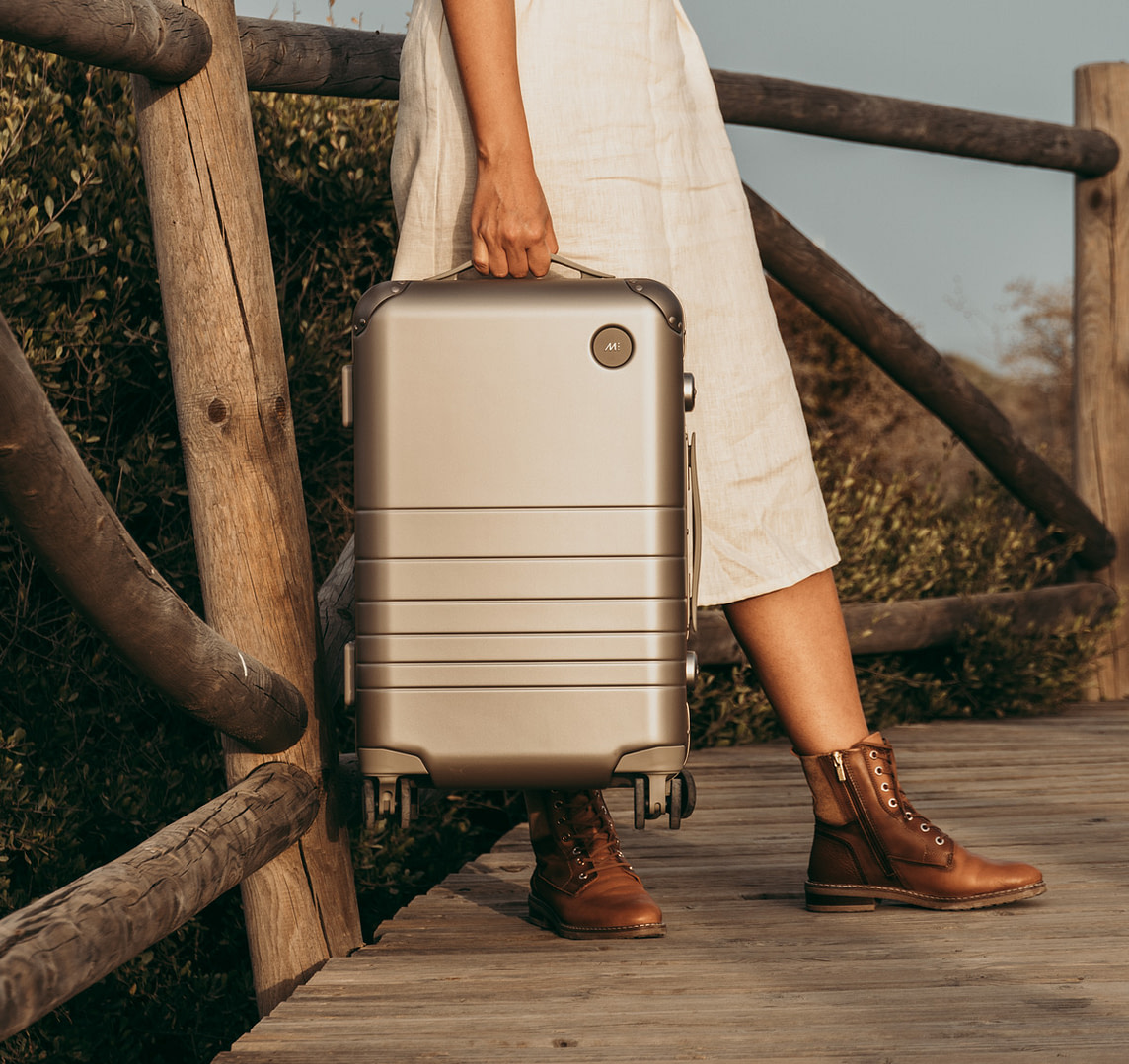 Well-designed carry-on suitcase