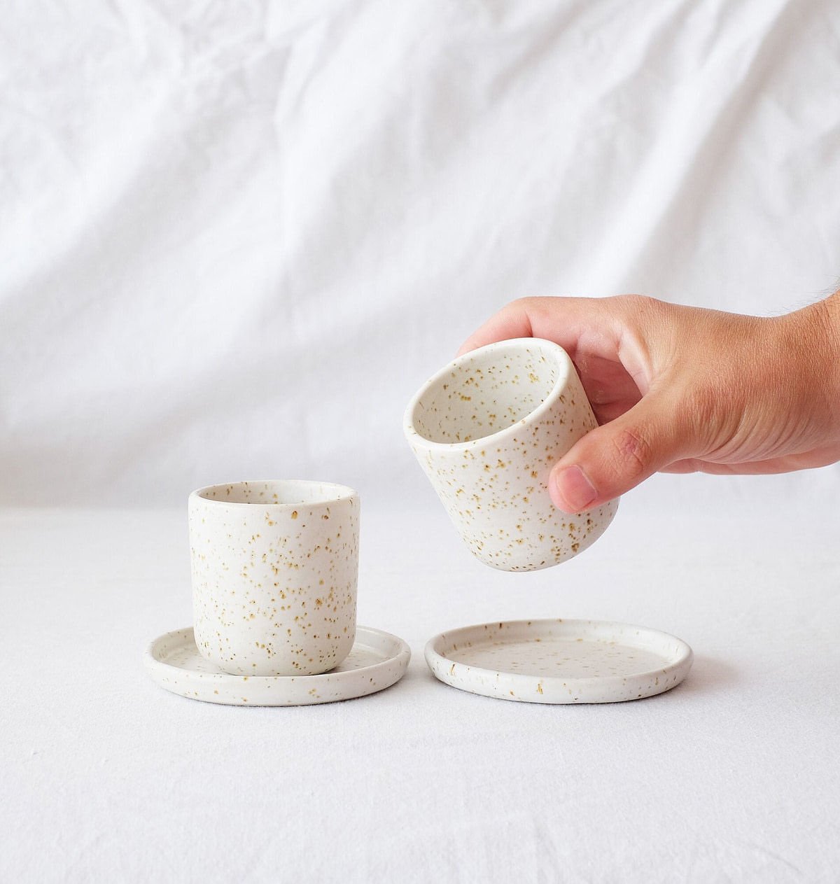 Ceramic Coffee Cups Set