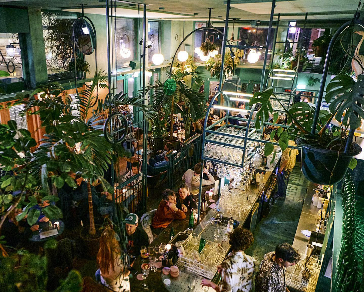 Botanical bar in Amsterdam