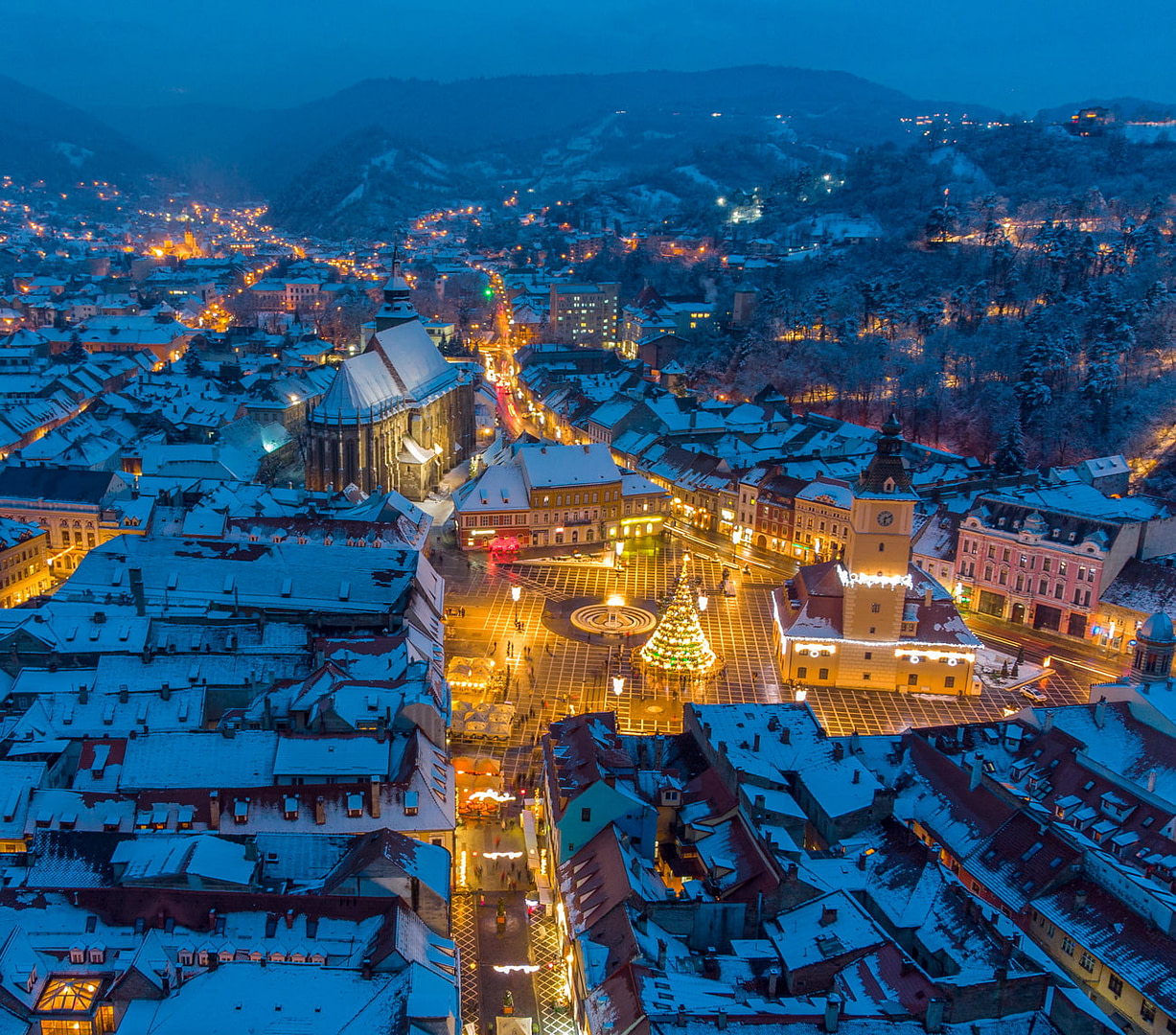 Brasov in winter