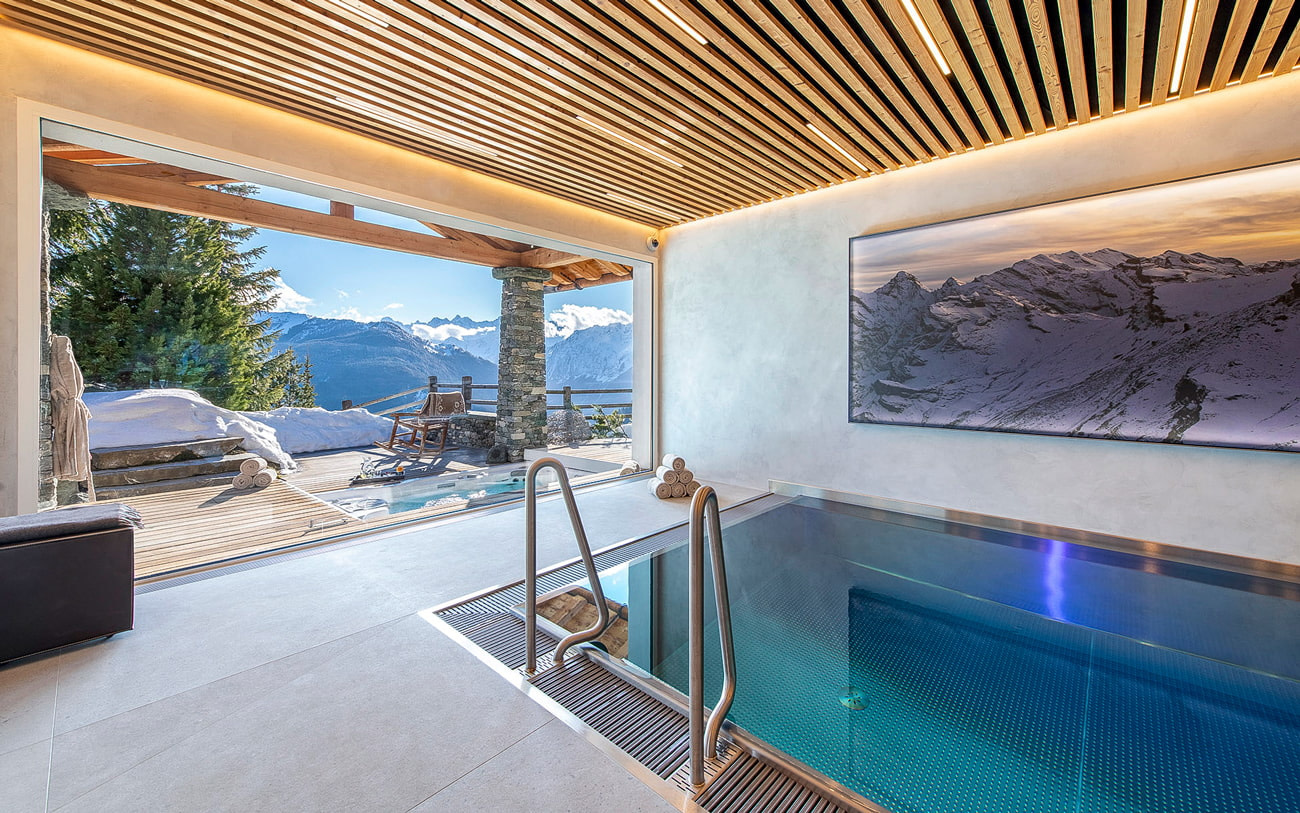 Luxury chalet in Verbier with indoor heated pool