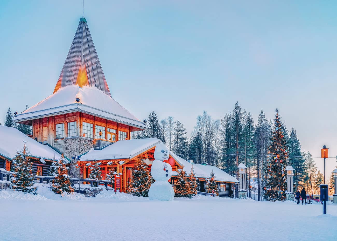 Santa's village in Lapland