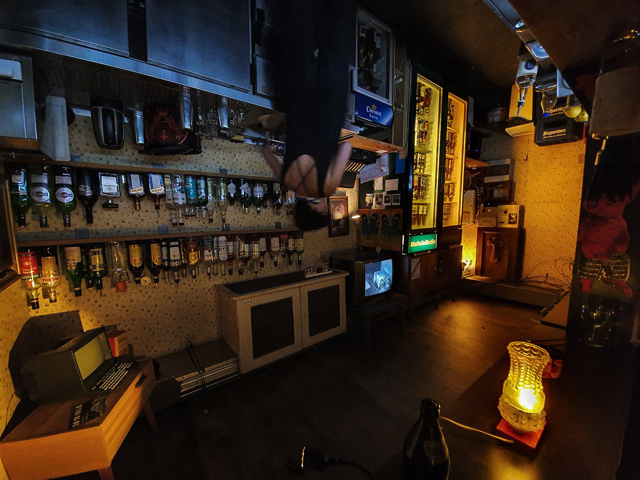 Upside-down bar in Berlin