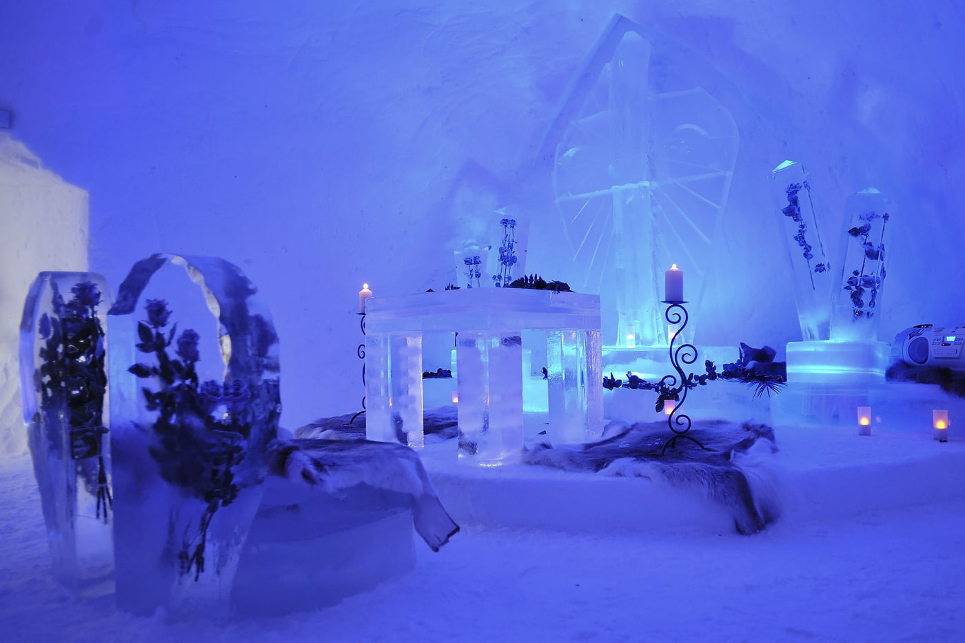 Ice hotel in Austria