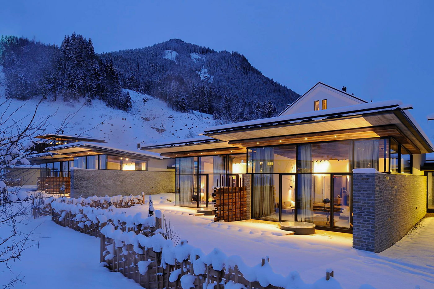 Winter hotel in Austria