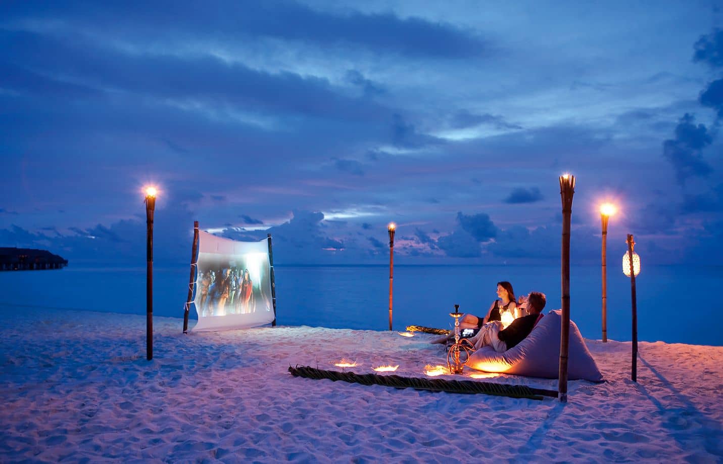 Outdoor Cinema in Maldives