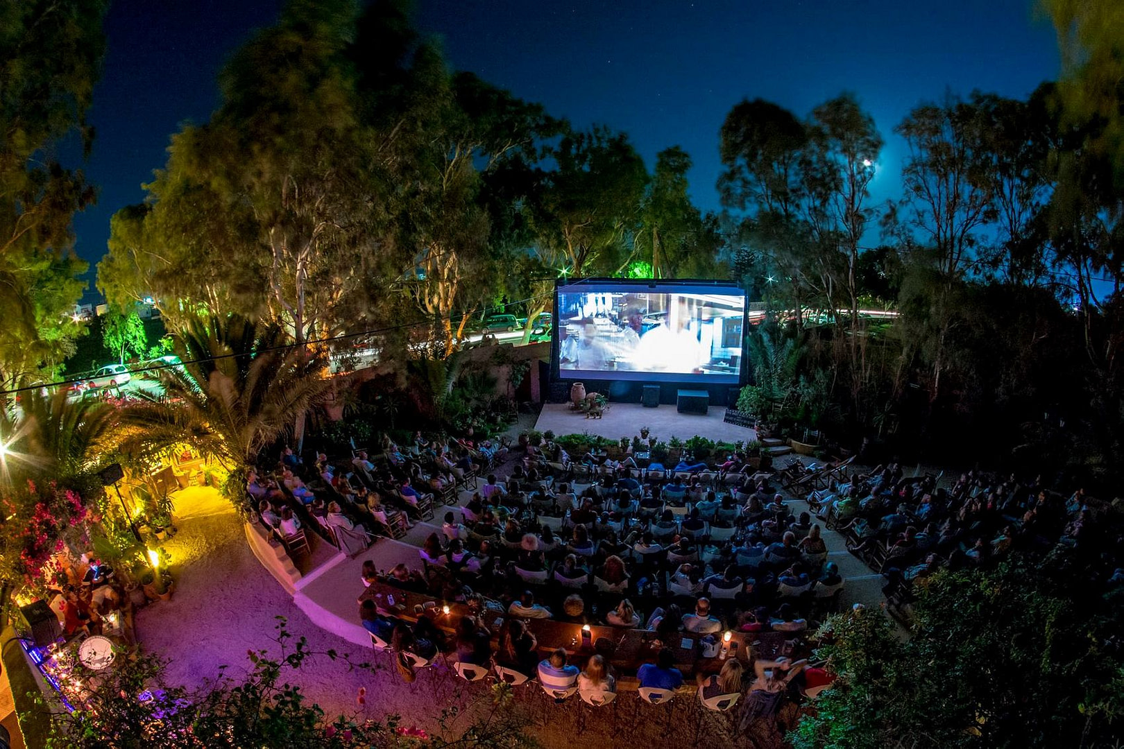 open air screening